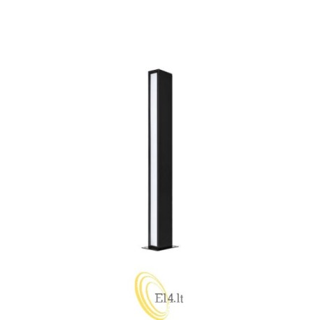 Sodo lempa LED 12W Roma vienpusė 60cm juoda