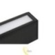 Sodo lempa LED 12W Roma vienpusė 60cm juoda