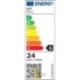 LED sodo šviestuvas 24W Roma dvipusis 60cm juodas
