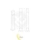 LED sodo lempa 7,5W Veroni 60cm stovima