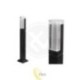 LED sodo lempa 7W Lora 50cm stovima juoda