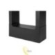 LED sodo lempa 7W Rio 60cm stovima juoda