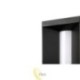 Sodo lempa LED 9W Prios 60cm juoda