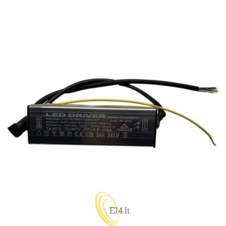 LED maitinimo šaltinis IP67 Posti 50W