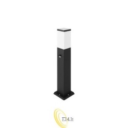 LED sodo lempa E27 Havana su judesio jutikliu, 65 cm, juoda