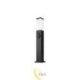 Sodo lempa LED E27 Havana su lizdu, 65 cm, juoda