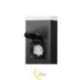 Sodo lempa LED E27 Havana su lizdu, 65 cm, juoda
