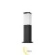 LED sodo lempa E27 Havana stovima 45cm juoda