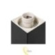 LED sodo lempa E27 Havana stovima 80 cm juoda