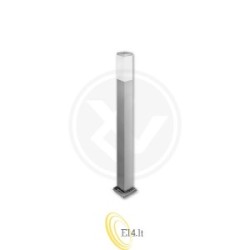 LED sodo lempa E27 Havana stovima 90 cm sidabrinė
