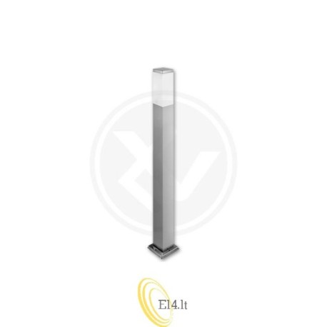 LED sodo lempa E27 Havana stovima 90 cm sidabrinė