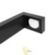 Sodo lempa LED GX53 Hebin 60 cm juoda
