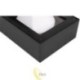 Sodo lempa LED GX53 Hebin 60 cm juoda