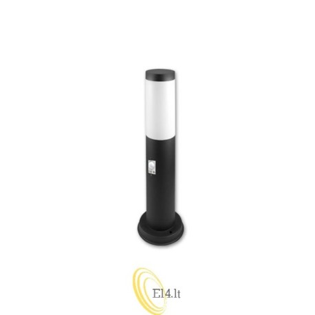 LED sodo lempa E27 Manila su judesio jutikliu 45 cm juoda