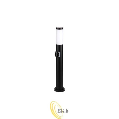 LED sodo lempa E27 Manila su lizdu, 65 cm, juoda