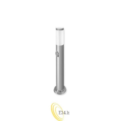 Sodo lempa LED E27 Manila lizdas 65 cm sidabrinė