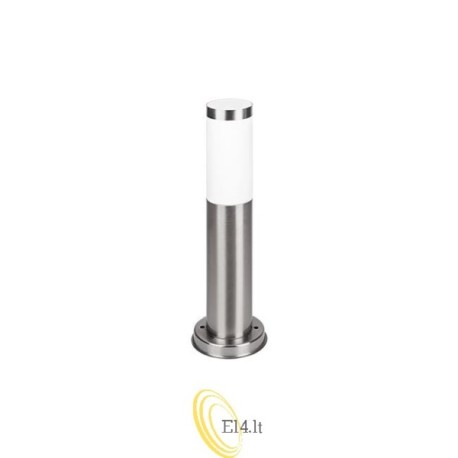 LED sodo lempa E27 Manila stovima 45 cm sidabrinė