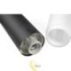 LED sodo lempa E27 Manila stovima 80 cm juoda