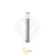Sodo lempa LED E27 Manila stovima 90 cm sidabrinė