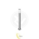 Sodo lempa LED E27 Manila stovima 90 cm sidabrinė