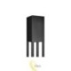 LED sodo lempa E27 Polin stovima 250 cm juoda