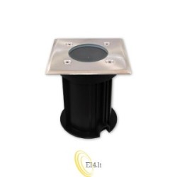 LED grindinio šviestuvas GU10 kvadratinis IP66 230V 108mm