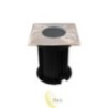 LED grindinio šviestuvas GU10 kvadratinis IP66 230V 108mm