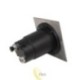 LED grindinio šviestuvas GU10 kvadratinis IP66 230V 108mm