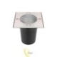 LED grindinio šviestuvas GU10 kvadratinis IP67 230V 110mm