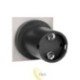 LED grindinio šviestuvas GU10 kvadratinis IP67 230V 110mm