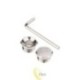 LED grindinio šviestuvas GU10 kvadratinis IP67 230V 110mm