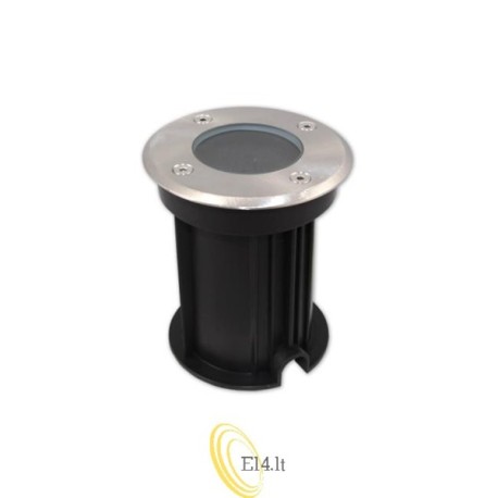 LED grindinio šviestuvas GU10 apvalus IP66 230V 108mm