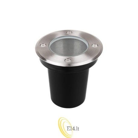 LED grindinio šviestuvas GU10 apvalus IP67 230V 110mm