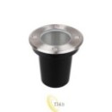 LED grindinio šviestuvas GU10 apvalus IP67 230V 110mm