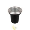 LED grindinio šviestuvas GU10 apvalus IP67 230V 110mm