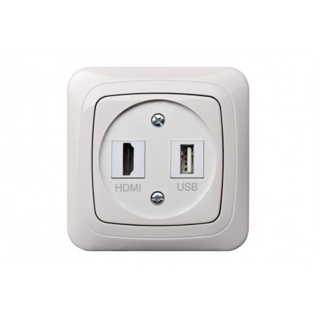 HDMI ir USB lizdas