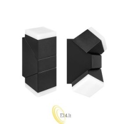 Architektūrinis šviestuvas Twinda Duo 12W juodas