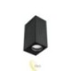 Architektūrinis šviestuvas Lida PC LED GU10 duo juodas
