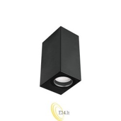 Architektūrinis šviestuvas Lida PC LED GU10 duo juodas