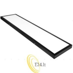 LED lubinis šviestuvas 300*1200*38mm 40W juodas