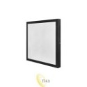 LED lubinis šviestuvas 400×400×38 36W 4000K juodas