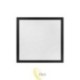 LED lubinis šviestuvas 400×400×38 36W 4000K juodas