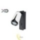 Skaitymo sieninė lempa GU10 balta+juoda USB