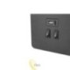 Skaitymo šviestuvas Piero G9+LED USB juodas+auksinis