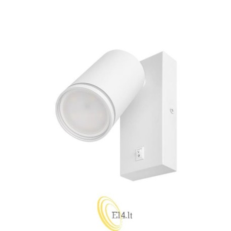 Sieninė skaitymo lempa Ring GU10 55mm balta