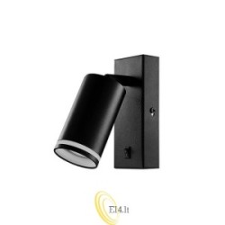 Sieninė skaitymo lempa Ring GU10 55mm juoda