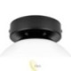 Sieninė lempa E27 LED Bali-15 15 cm x1 juoda