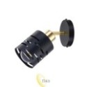 Sieninė lempa E27 LED Elen pasukama x1 juoda+auksinė