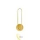 Sieninis LED šviestuvas Goldimo 18W 63cm auksinis
