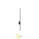 Sieninis LED šviestuvas Lira 8W 60cm